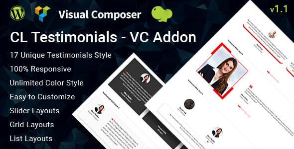 CL Testimonial - Testimonials Add-on for WPBakery Page Builder