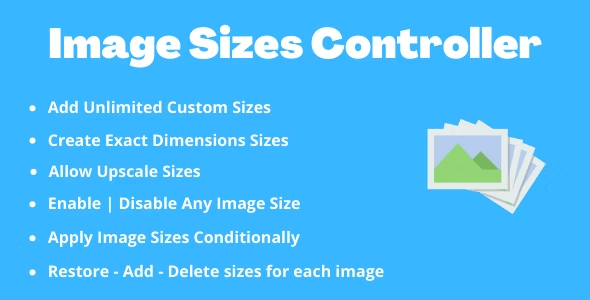 Image Sizes Controller