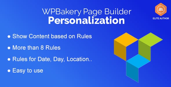 Personalization for WPBakery Page Builder
