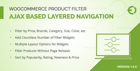 Product Filter and Ajax layered Navigation for WooCommerce