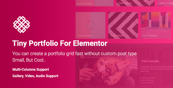 Tiny Portfolio Widget For Elementor