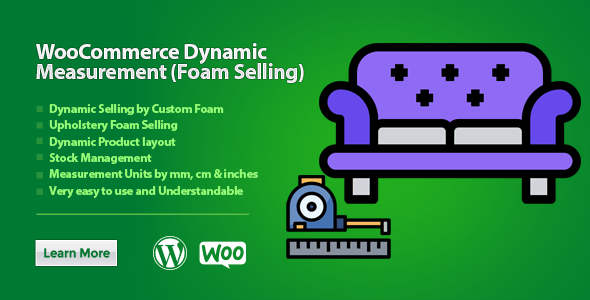 WooCommerce Foam Calculator – Dynamic Measurement & Upholstery Pricing