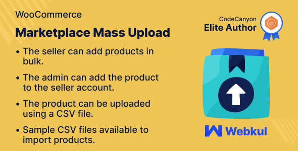 WooCommerce Marketplace Mass Upload Plugin