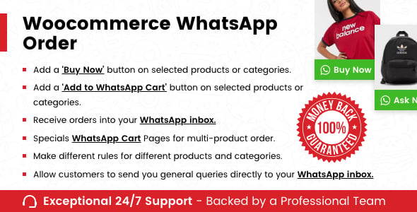 WooCommerce Whatsapp Order - Order on WhatsApp for WooCommerce