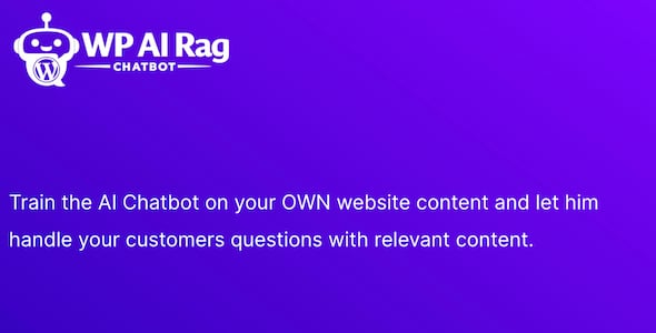 WP RAG Ai Chatbot Assistant