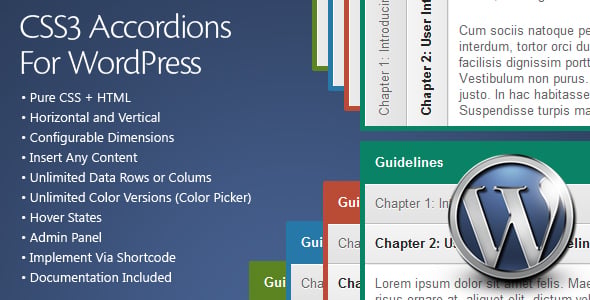 Accordions for WordPress
