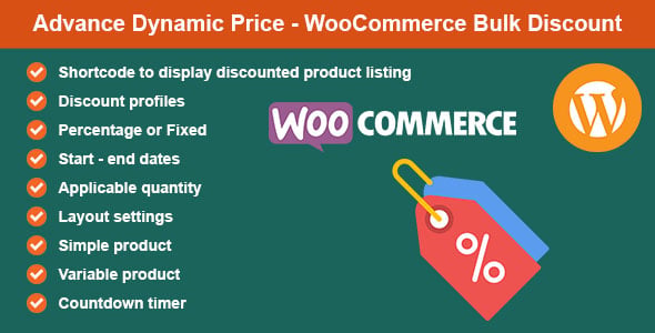 Advance Dynamic Price - WooCommerce Bulk Discount