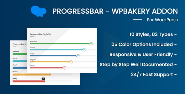Advance Progress Bar - WPBakery Addon