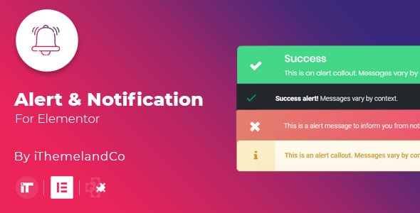 Alert and Notification For Elementor