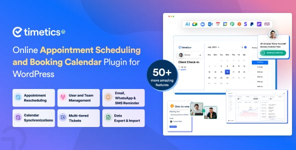 Appointment Booking WordPress Plugin - WP Timetics