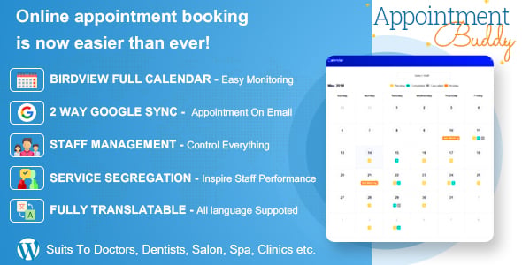 Appointment Buddy - Online Appointment Booking WP Plugin