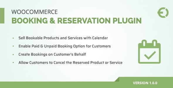 Booking & Reservation for WooCommerce