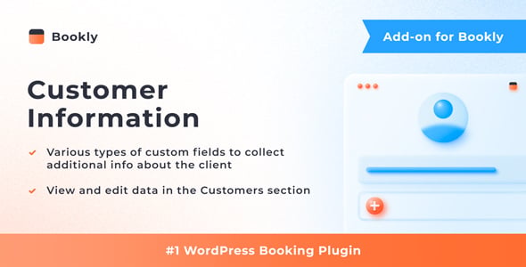 Bookly Customer Information (Add-on)