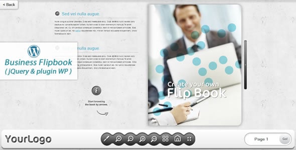 Business FlipBook WordPress plugin
