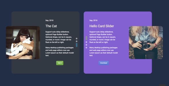 Card Slider - Addon for WPBakery Page Builder