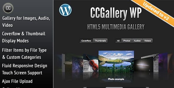 CCGallery WP - Multimedia Gallery Wordpress Plugin