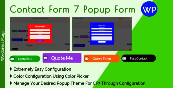 Contact Form 7 Popup Form