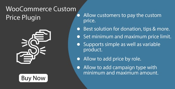 Custom Price For WooCommerce | Name Your Price