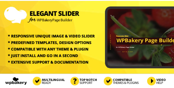 Elegant Slider Addon for WPBakery Page Builder