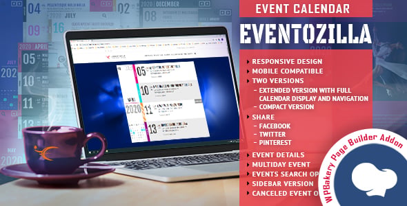 EventoZilla - Event Calendar - Addon For WPBakery Page Builder