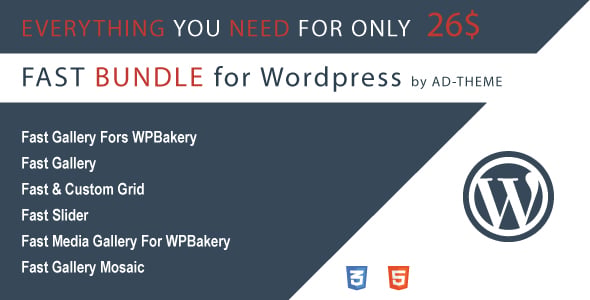 Fast Bundle by AD-Theme - Wordpress Bundle Plugin
