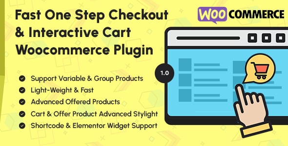Fast One Page Checkout and Interactive Cart For WooCommerce