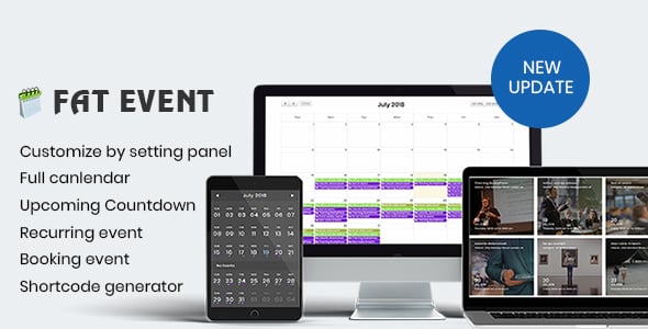 FAT Event - WordPress Event and Calendar Booking