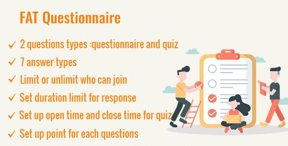 Fat Questionnaire - WordPress plugin solution for survey or quiz