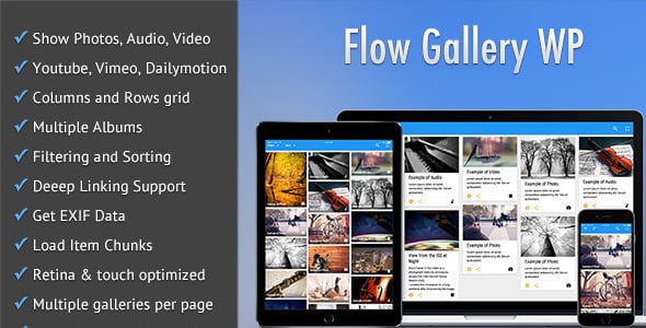 Flow Gallery - Multimedia Gallery Wordpress Plugin