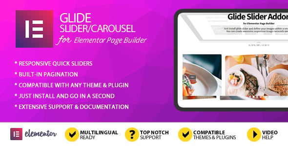Glide Slider Addon for Elementor Page Builder