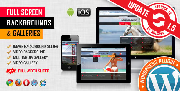 Image&Video FullScreen Background WordPress Plugin