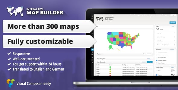 Interactive Map Builder for WordPress