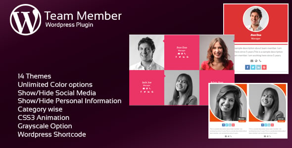 JAG Interactive Team Members WordPress Plugin