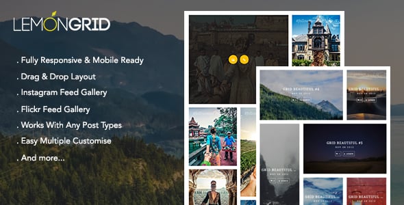 Lemon Grid - Responsive & Drag-drop Add-on VC