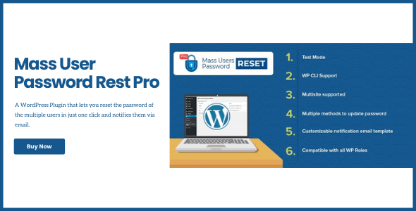 Mass Users Password Reset Pro
