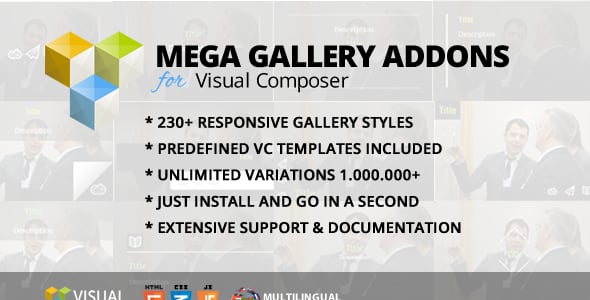Mega Gallery Addon for WPBakery Page Builder (formerly Visual Composer)