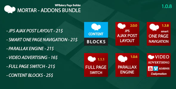 Mortar - WPBakery Page Builder Addons Bundle