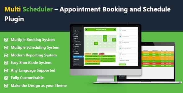 Multi Scheduler – Appointment Booking and Schedule with Multi Booking Plugin