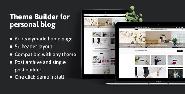Natalie - Personal Theme Builder for Elementor