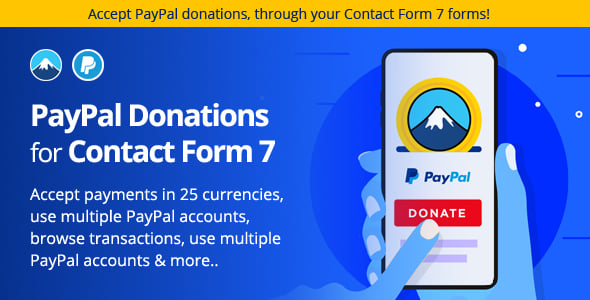 PayPal Donation plugin for Contact Form 7 - Accept Payments through Contact Forms
