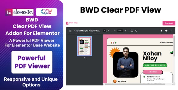 PDF Viewer - Addon For Elementor