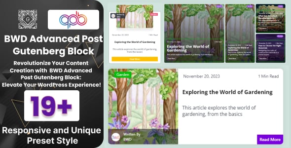 Post Block - Plugin For Gutenberg