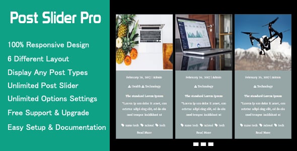 Post Slider Pro - Advanced WordPress Post Slider