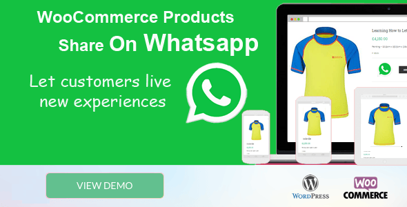 Products Share On WhatsApp Plugin | WooCommerce WordPress