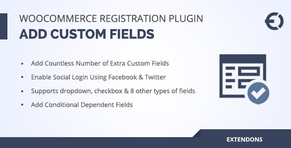 Registration Fields Plugin for WooCommerce