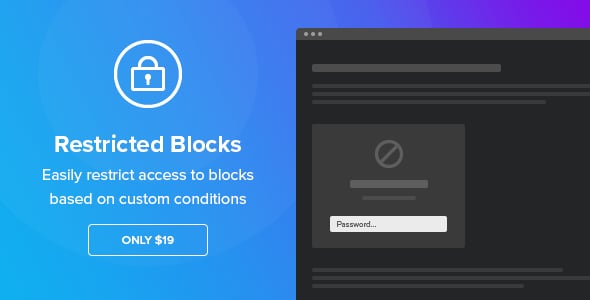 Restricted Blocks - Conditional Visibility Settings for the WordPress Block Editor