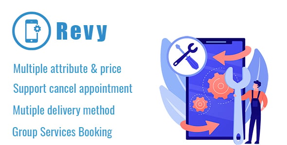 Revy - WordPress booking system for repair service industries