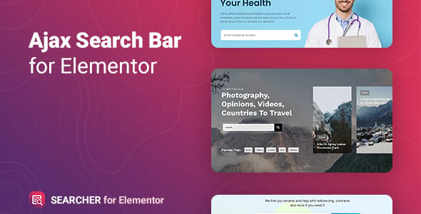 Searcher – Ajax Search for Elementor