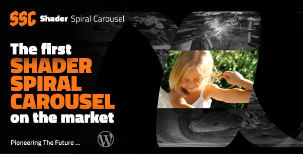 Shader Spiral Carousel WordPress and WooCommerce Plugin