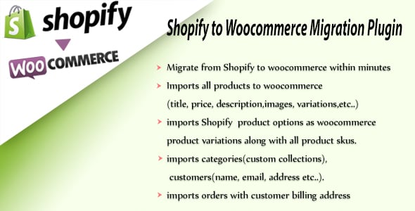 Shopify To Woocommerce Importer